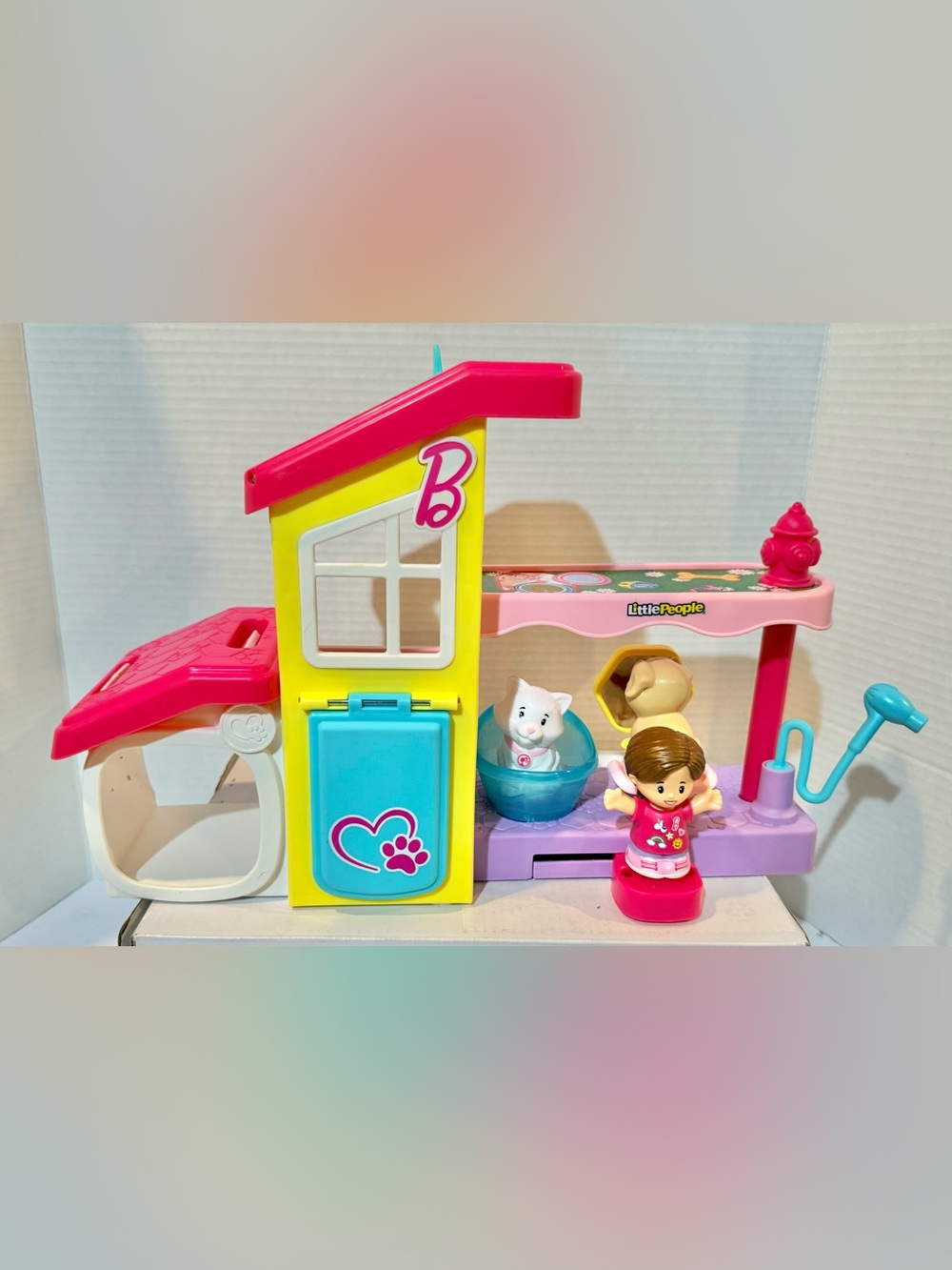FP Little People Barbie Play & Care Pet Spa Playset w/Sounds ⭐️EUC⭐️ TESTED - Picture 3 of 14